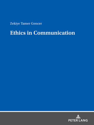 cover image of ETHICS IN COMMUNICATION